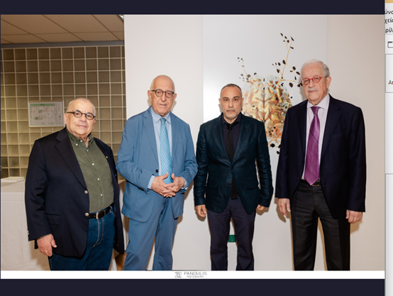 Art meets health at Henry Dunant Hospital - Opening of the Phytobiosomes exhibition by Costas Picadas